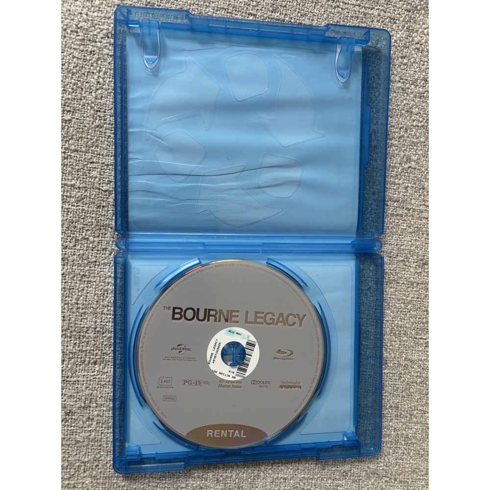 Set of 2 The Bourne Legacy Blu-ray Rental Edition & Jason Bourne Disc Matt Damon - Picture 6 of 9